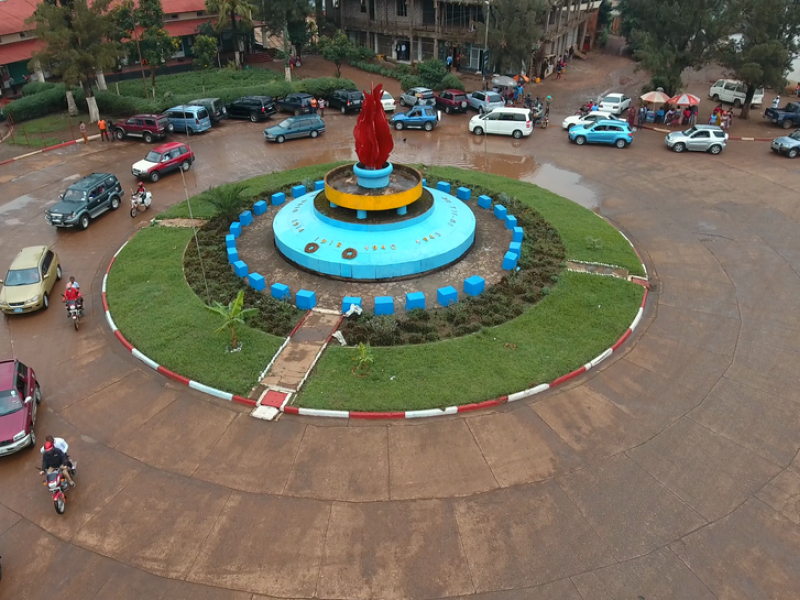 Bukavu, place du palais de justice